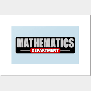 The Mathematics Department - Math Lover Posters and Art